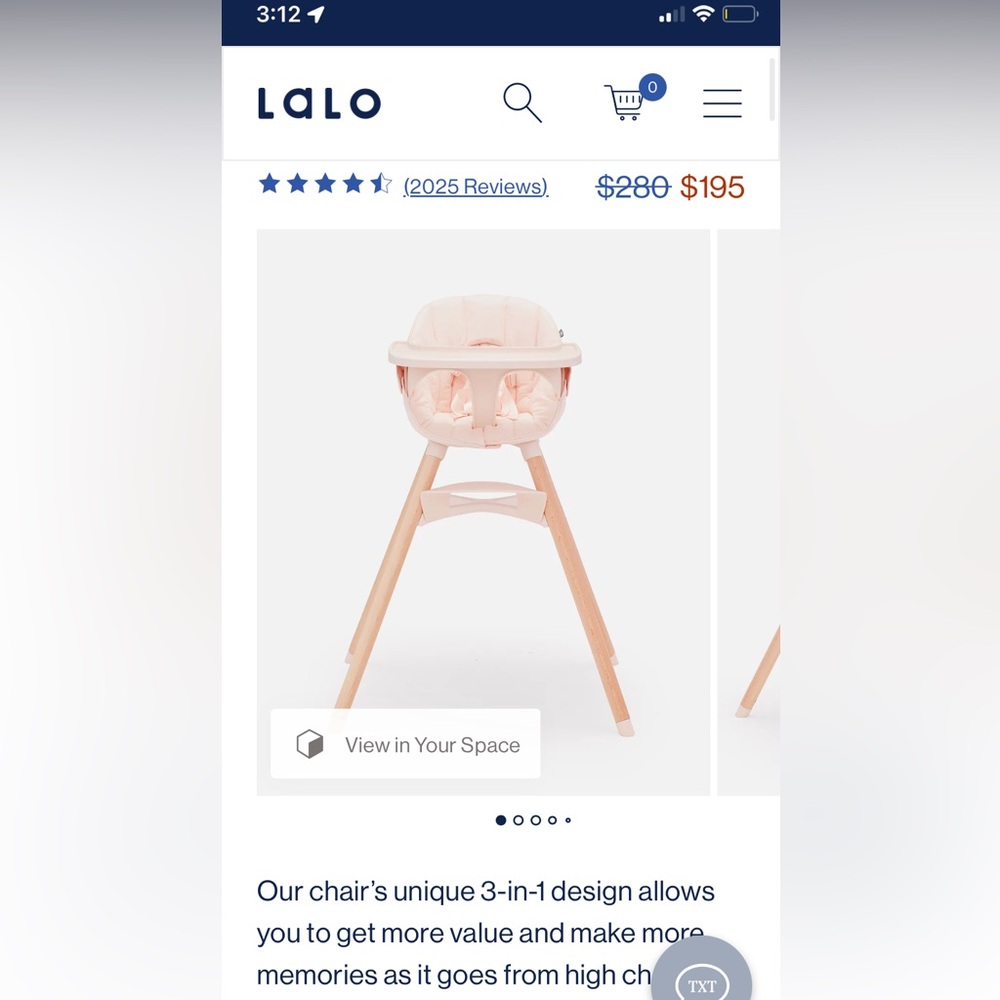 Lalo high chair